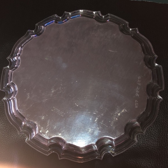 Vintage Primrose Plate Silverplate EP 10.5" Round - Picture 4 of 6